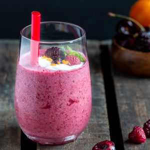 Berry Cherry Smoothie Blast / https://www.hwcmagazine.com