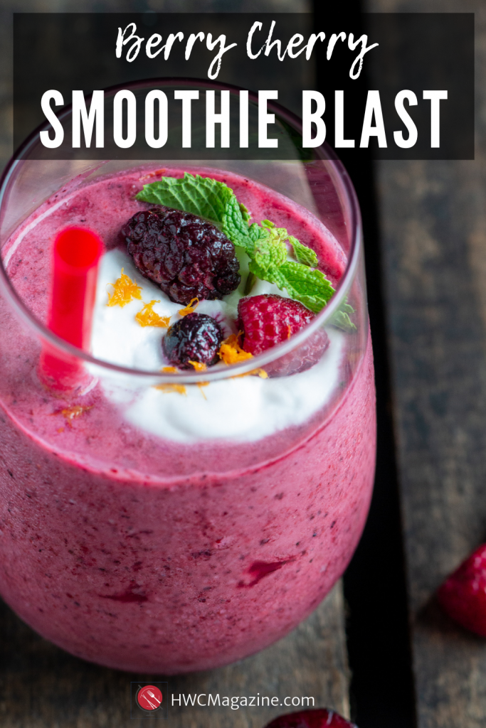 Berry Cherry Smoothie Blast / https://www.hwcmagazine.com