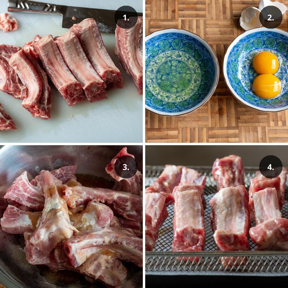 How to marinate step by step.