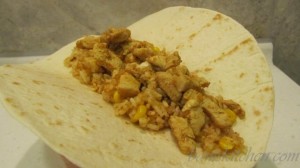 Tex Mex Chicken Enchiladas with Spanish Fried Rice