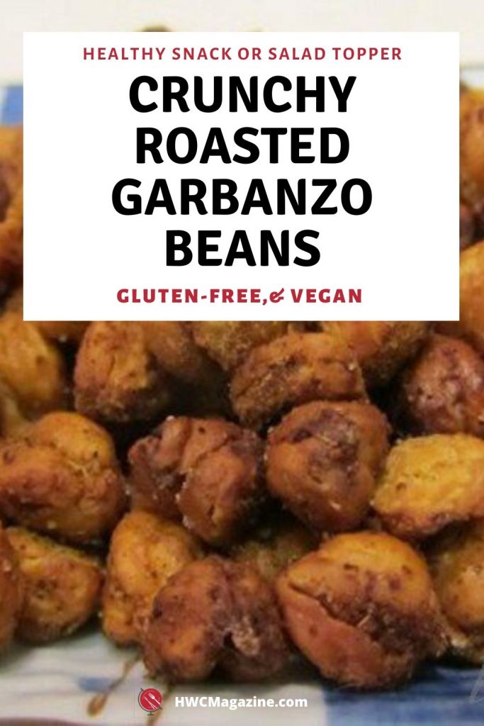 Crunchy roasted garbanzo beans / https://www.hwcmagazine.com