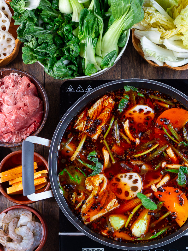 Spicy Sichuan Hot Pot [Mild Broth Recipe Included] - Healthy World