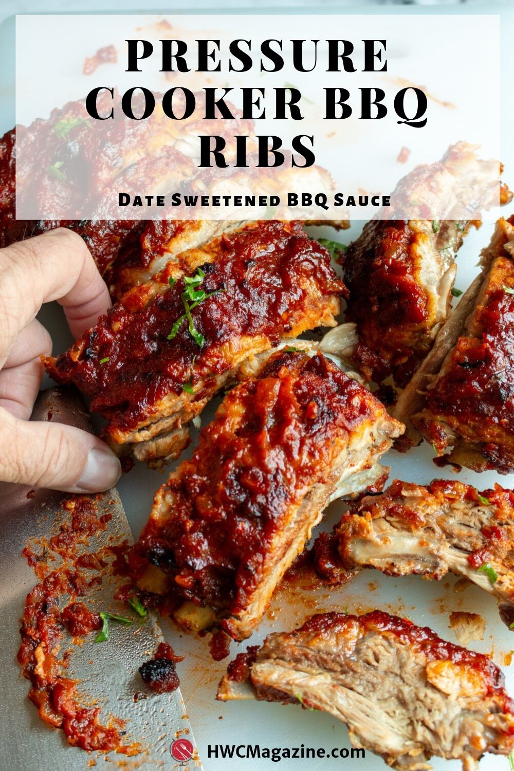 Pressure Cooker BBQ Ribs / https://www.hwcmagazine.com