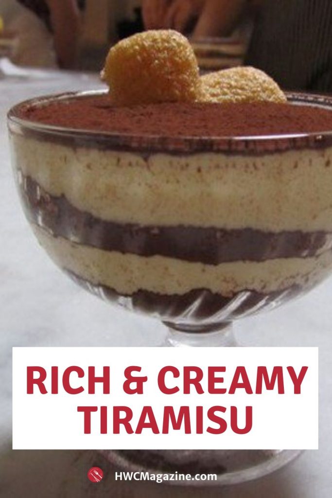 Rich and Creamy Tiramisu / https://www.hwcmagazine.com
