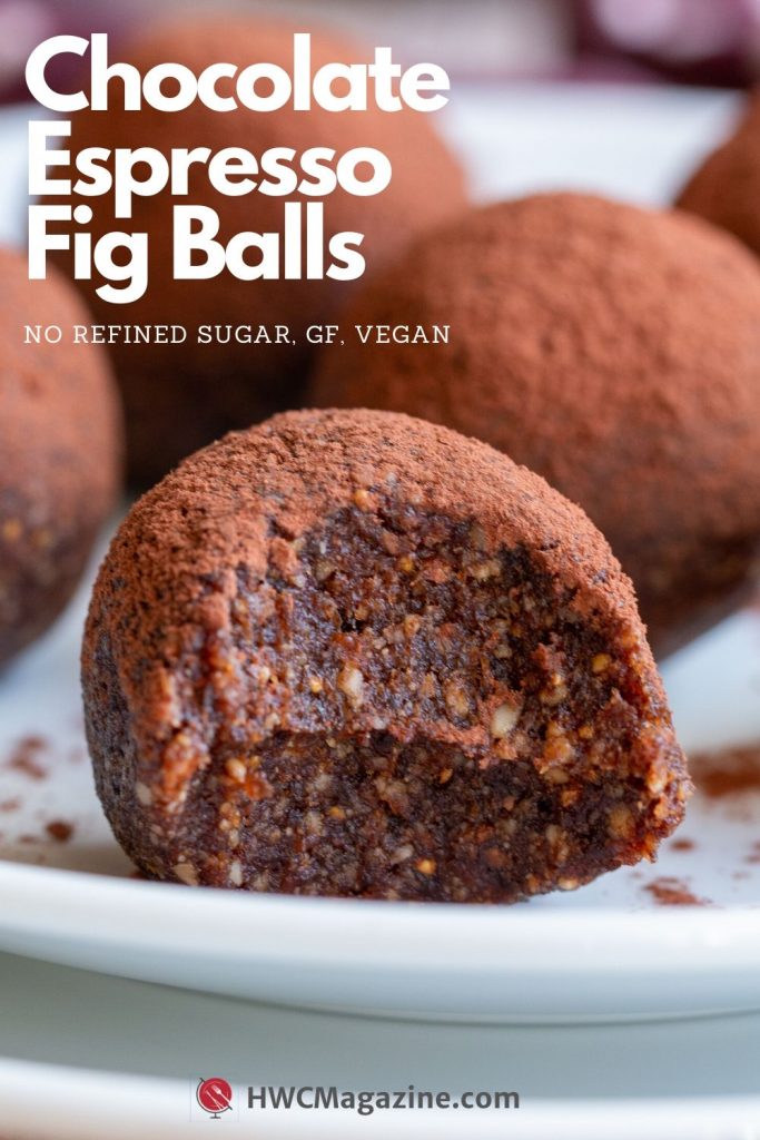 Chocolate Espresso Fig Balls / https:www.hwcmagazine.com