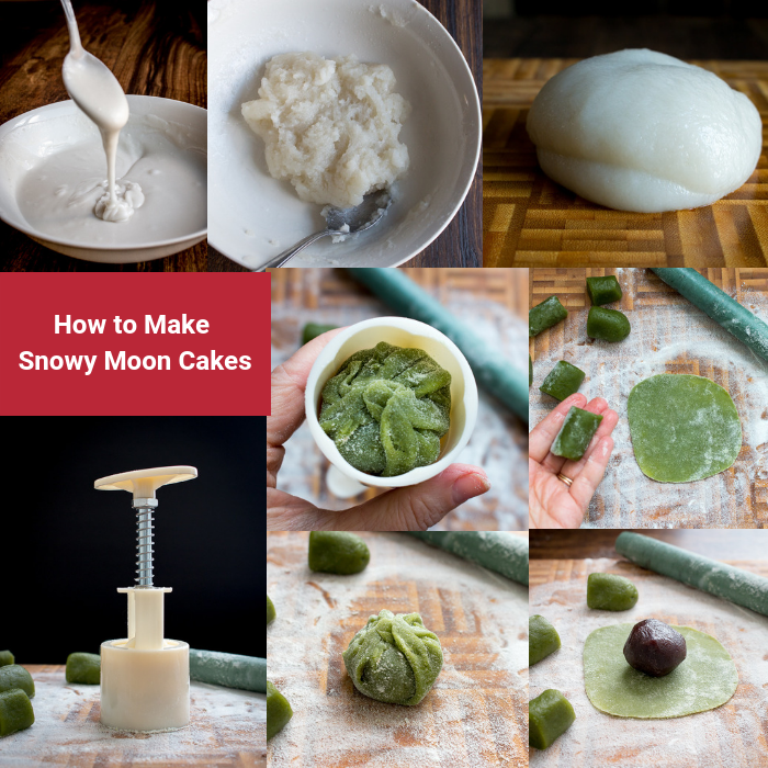 Homemade Snowy Moon Cakes / https://www.hwcmagazine.com