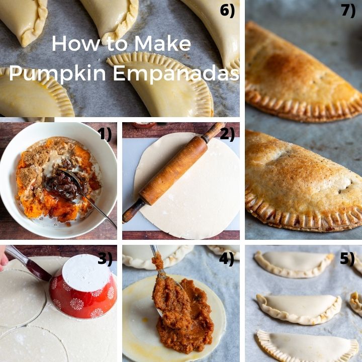 7 easy steps for making hand pies. 