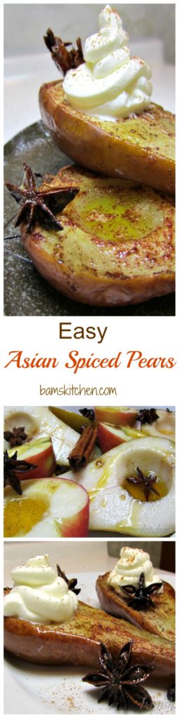 Asian Spiced Pears / https://www.hwcmagazine.com