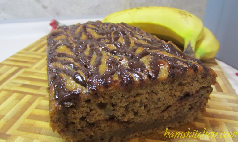 Almost Diet Nutella Banana Bread