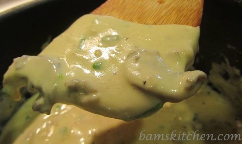 creamy wild mushroom sauce