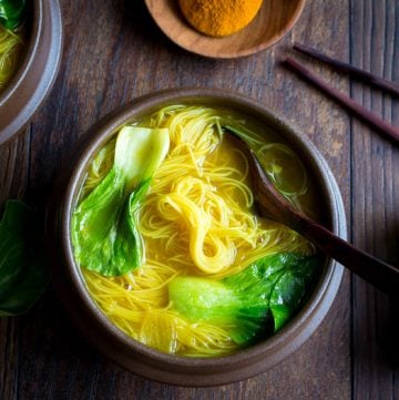 Golden Spiced Noodle Soup / https://www.hwcmagazine.com