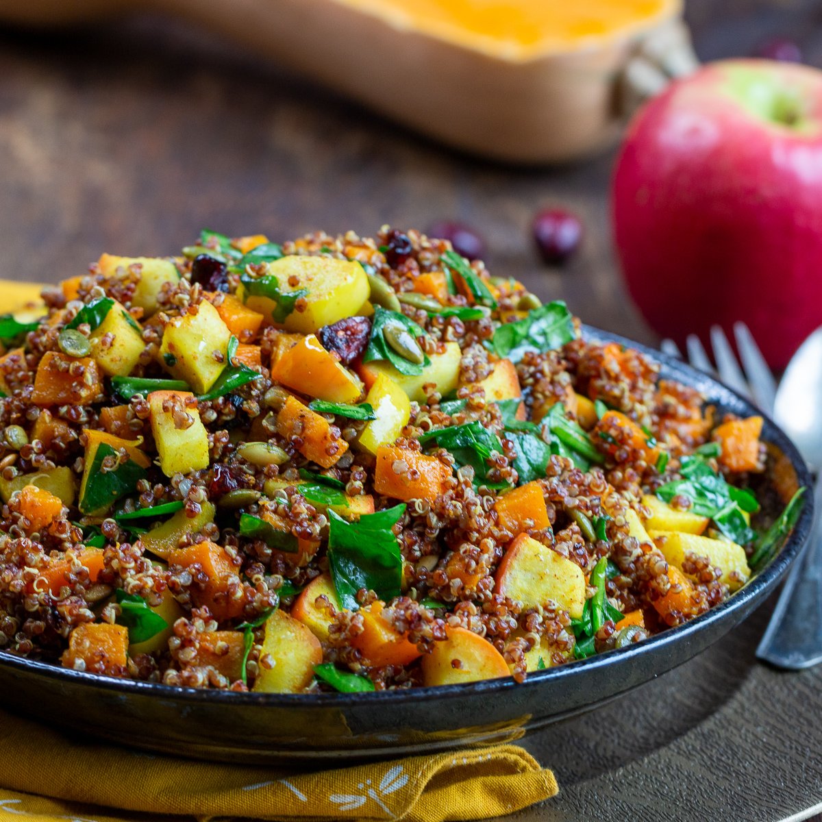 Quinoa Harvest Salad - Healthy World Cuisine