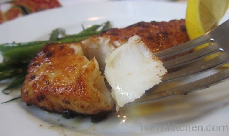 Cajun Blackened Cod