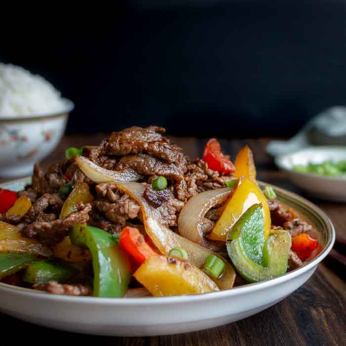 Beef and Peppers with Black Bean Sauce / https://www.hwcmagazine.com