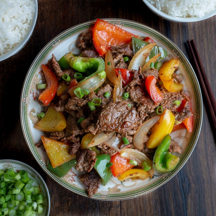 Beef and Peppers with Black Bean Sauce / https://www.hwcmagazine.com