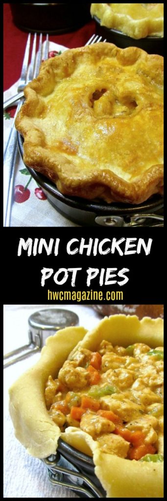 Mini Chicken Pot Pies/ https://www.hwcmagazine.com