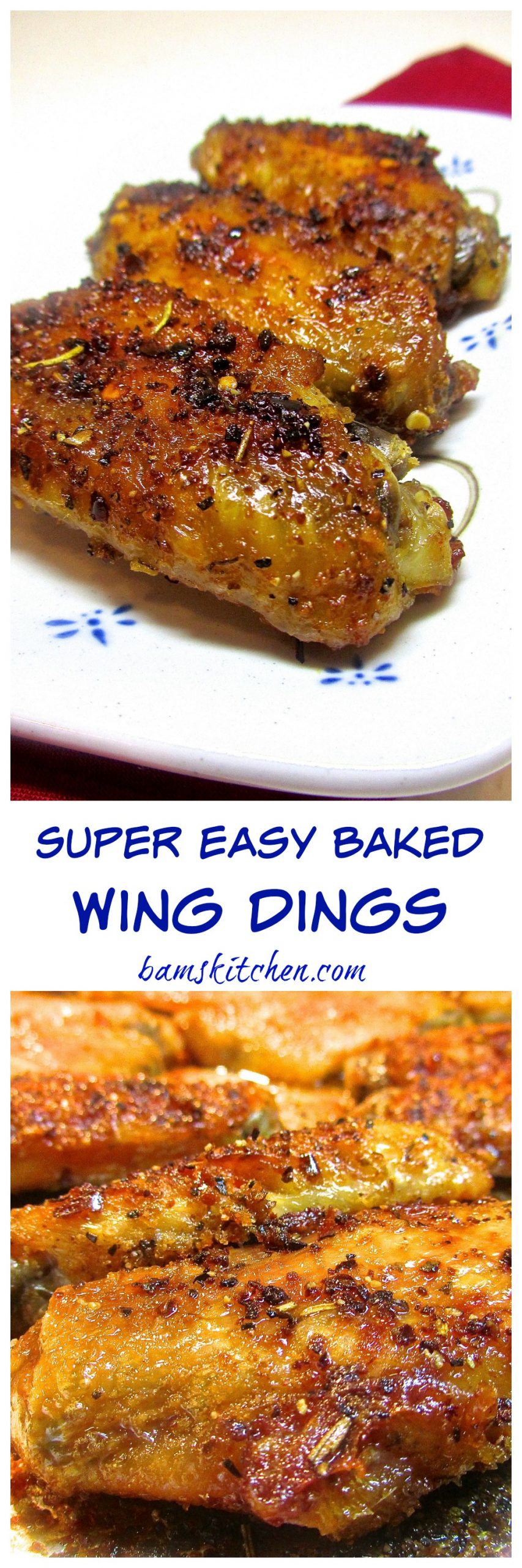 Super Easy Baked Wing Dings - Healthy World Cuisine