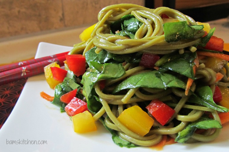 Matcha Soba Salad and Baked Norimaki_IMG_8270