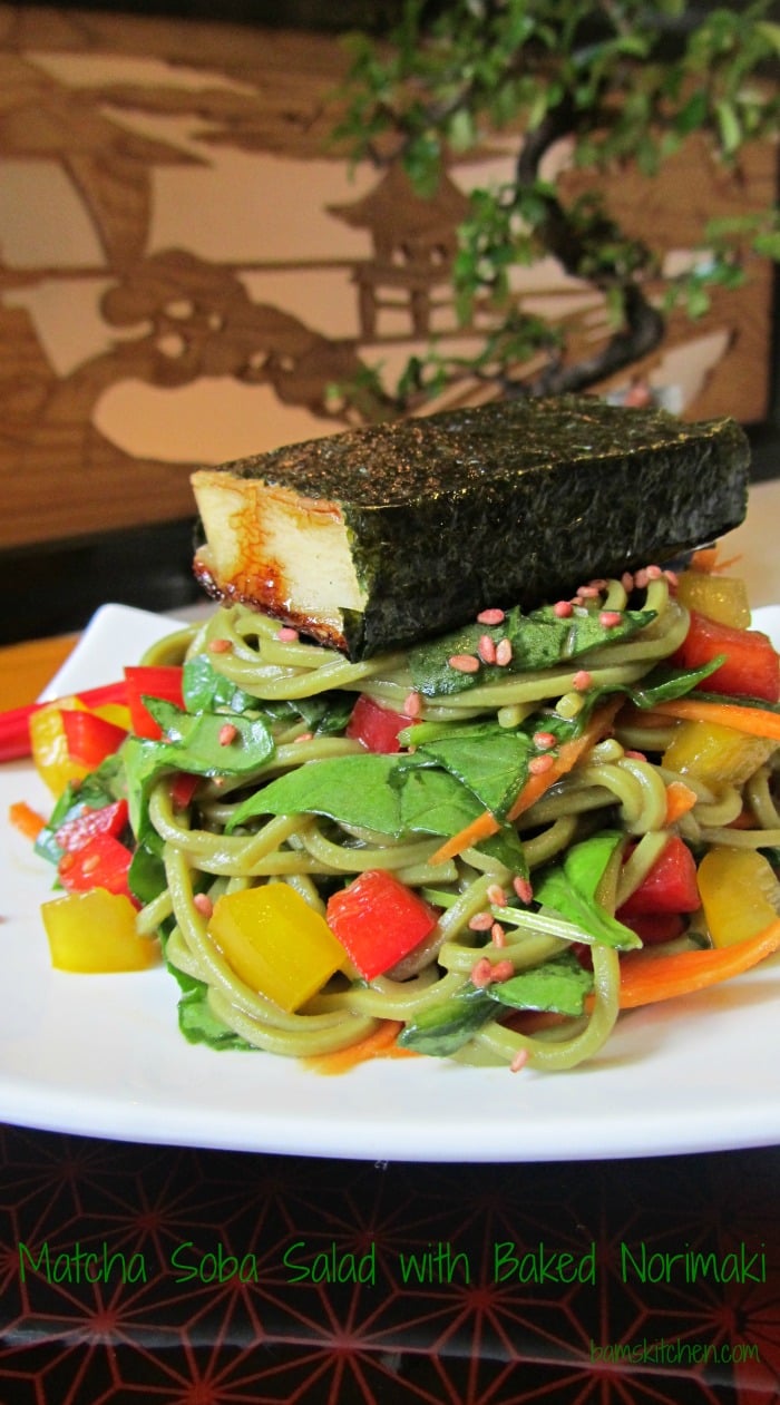 Matcha Soba Salad and Baked Norimaki_IMG_8292