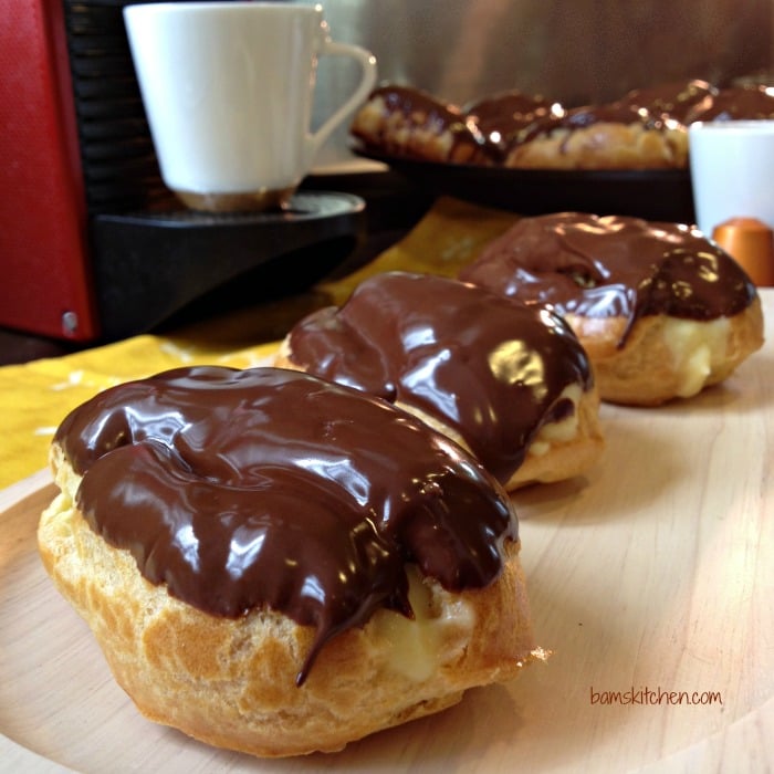 Chocolate French Eclairs_With Cinnamon Pudding_IMG_5086