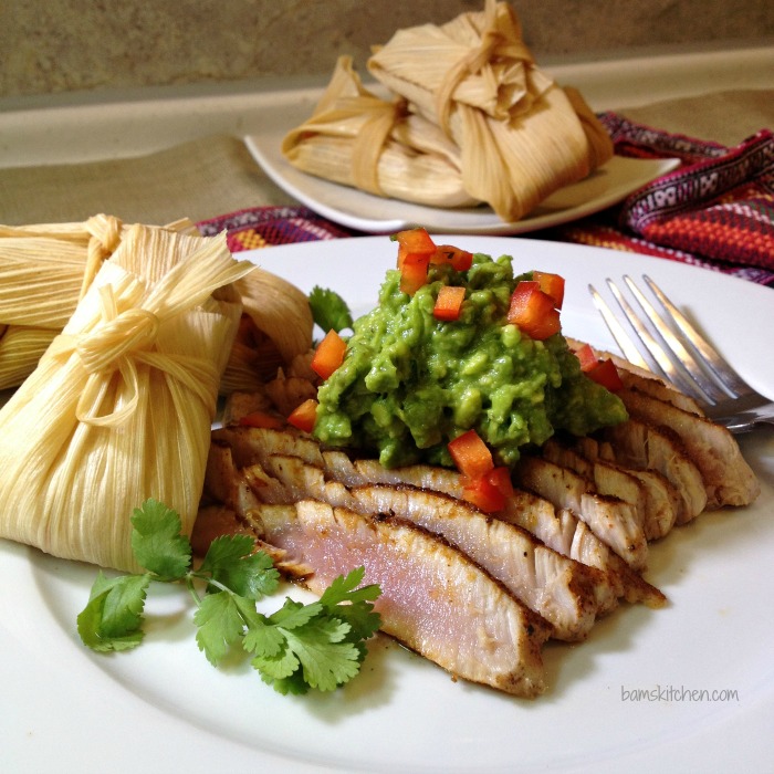 TEX MEX AHI with Cheesy Rice Tamales_IMG_4661
