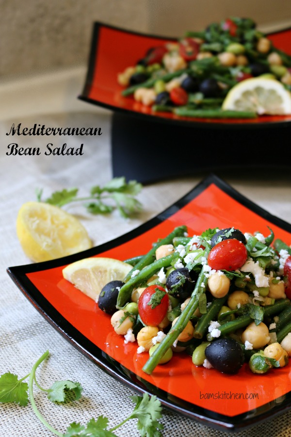 Mediterranean Bean Salad / https://www.hwcmagazine.com