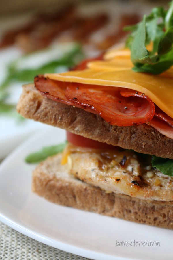 Triple Decker Sammie-Healthy World Cuisine