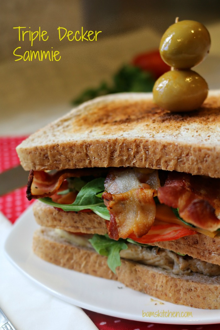 Triple Decker Sammie-Healthy World Cuisine