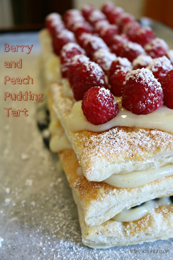 Berry and Peach Pudding Tart/ https://www.hwcmagazine.com