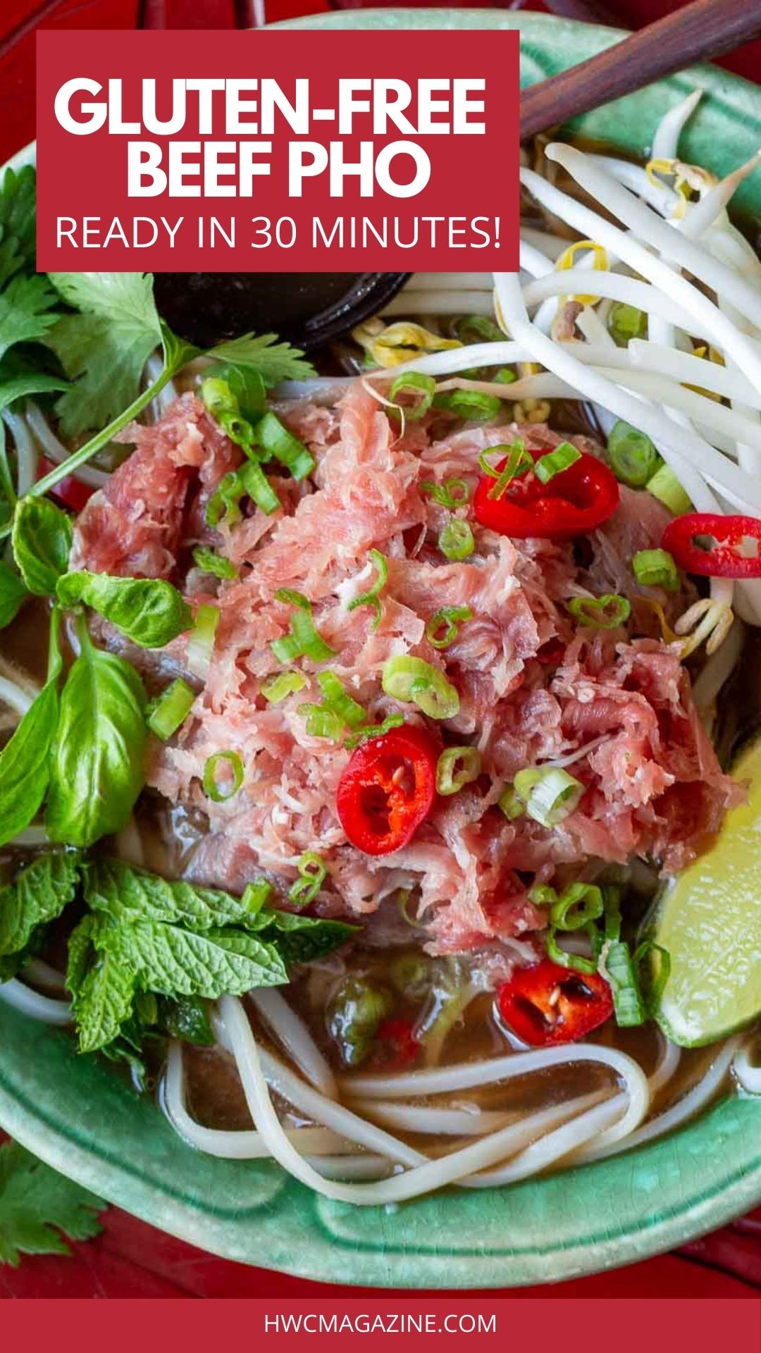Gluten Free Pho Bo (Quick Beef Pho Recipe) Healthy World Cuisine