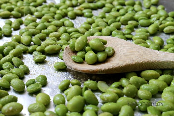 Crunchy Roasted Edamame-Healthy World Cuisine