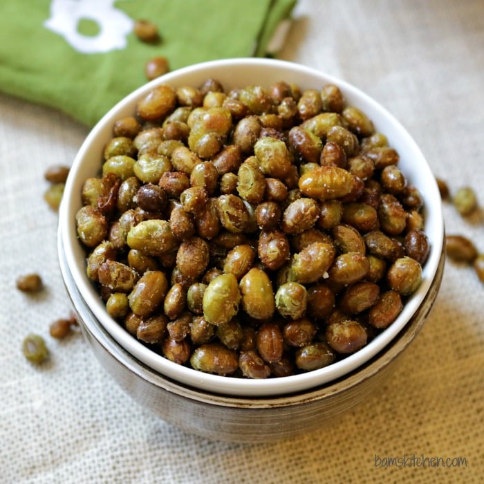 Crunchy Roasted Edamame-Healthy World Cuisine