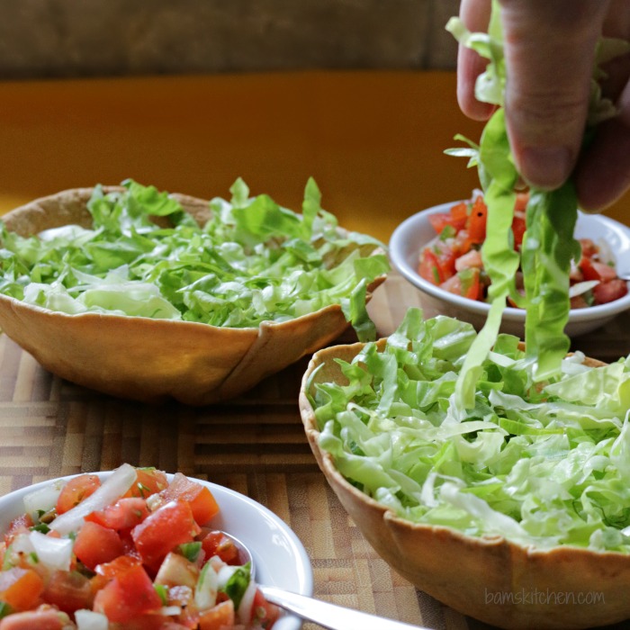 Chili Taco Salad Bowls-Healthy World Cuisine