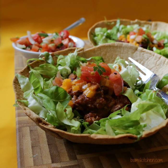 Bubbly Taco Salad Bowl Recipe Recipe - A Spicy Perspective