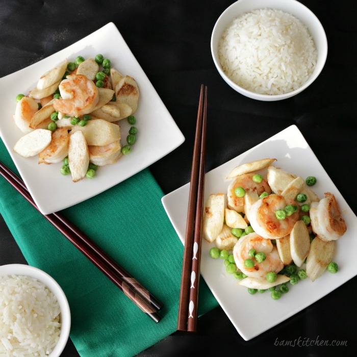 Shrimp and water bamboo-Healthy World Cuisine