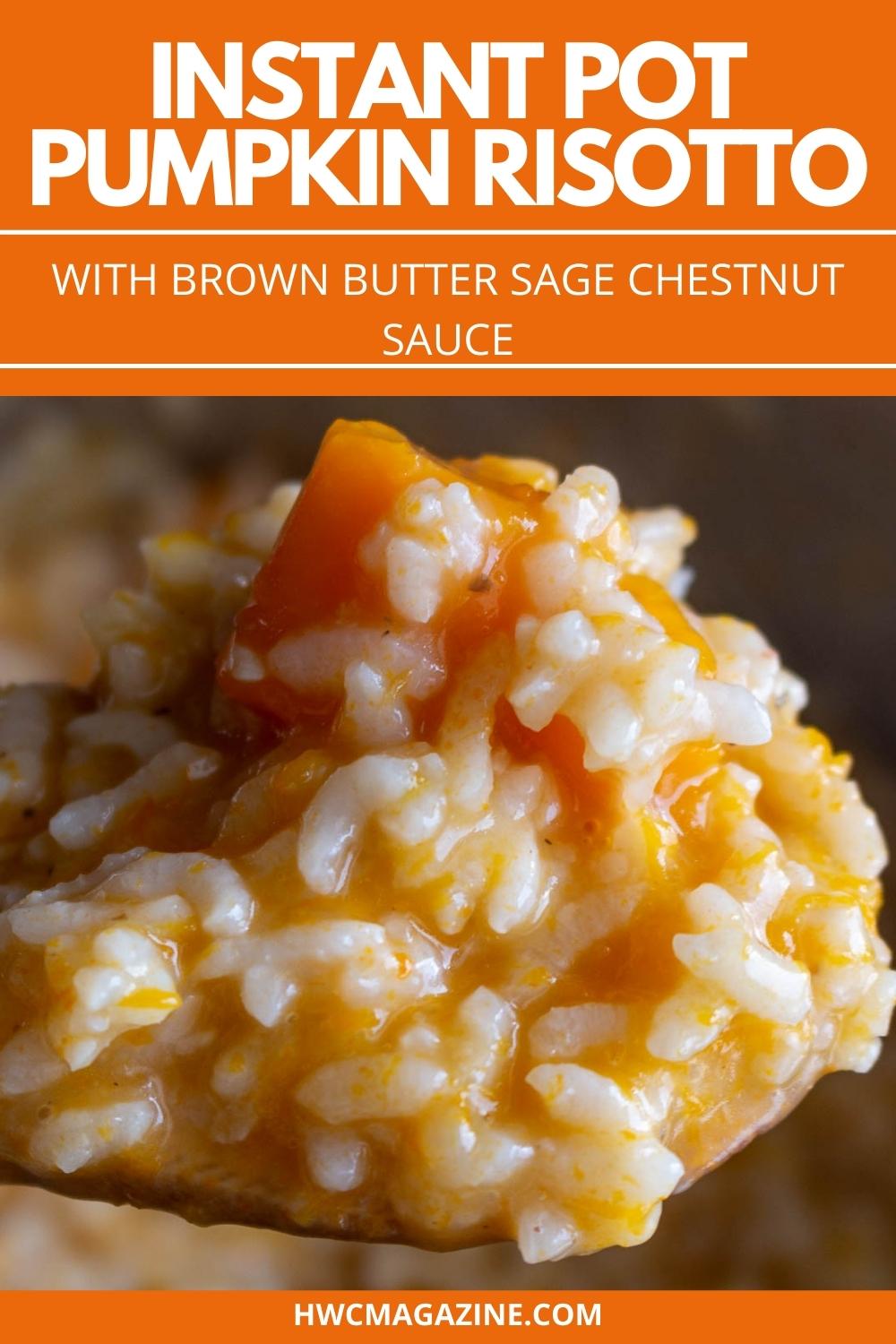 Instant Pot Pumpkin Risotto with Brown Butter Healthy World Cuisine