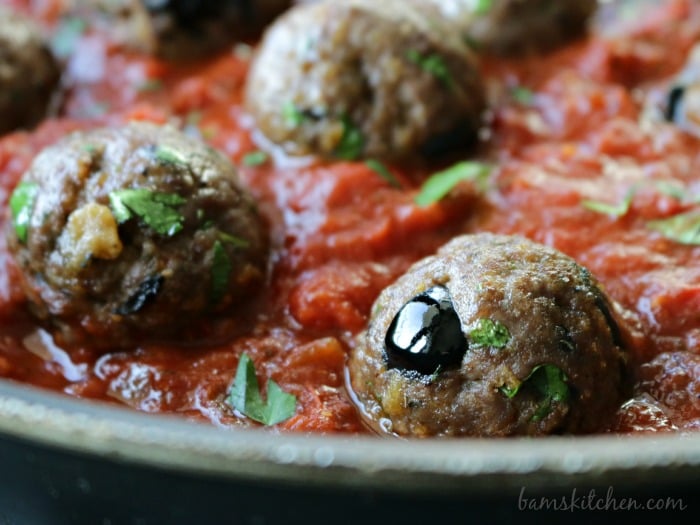 Spanish Olive Meatballs- Healthy World Cuisine