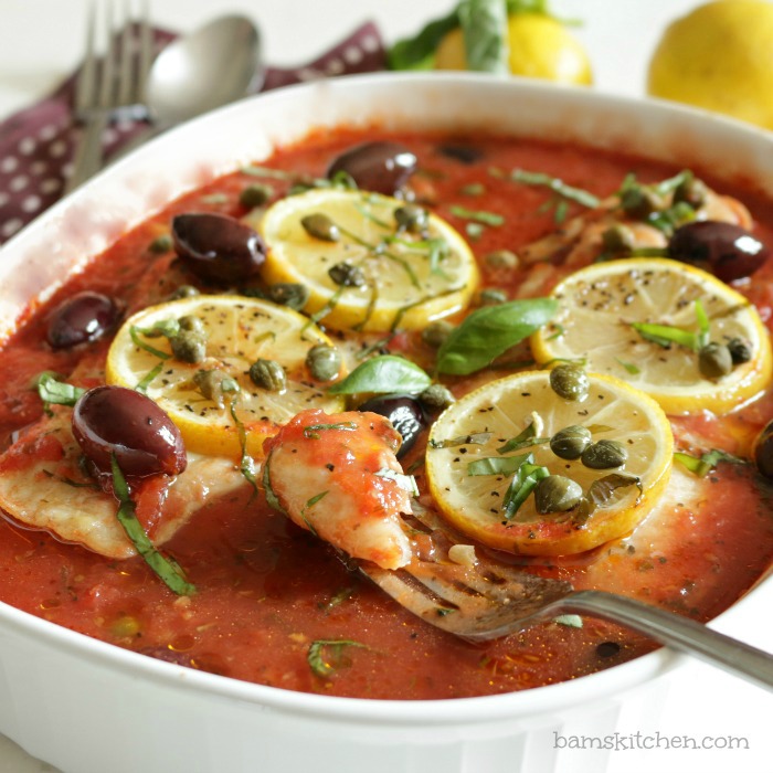 Healthy Mediterranean Baked Fish- Healthy World Cuisine