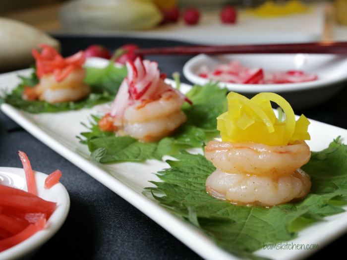 Shrimp Boats with Pickled Radish-Healthy World Cuisine