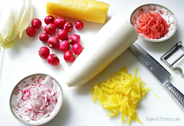 Shrimp Boats with Pickled Radish-Healthy World Cuisine