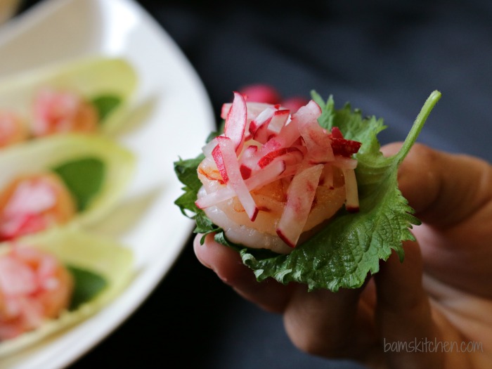 Shrimp Boats with Pickled Radish-Healthy World Cuisine