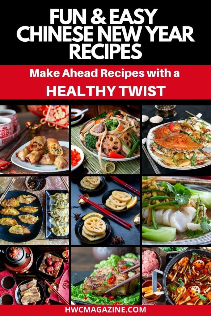 Fun and Easy Chinese New Year Recipes you can make ahead with a healthy twist.