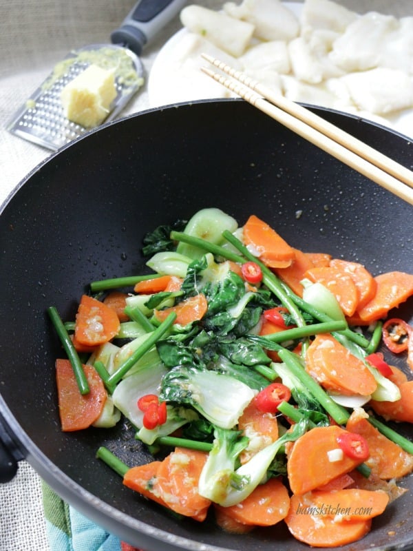 Ginger Chili Fish Stirfry/ https://www.hwcmagazine.com/@bamskitchen