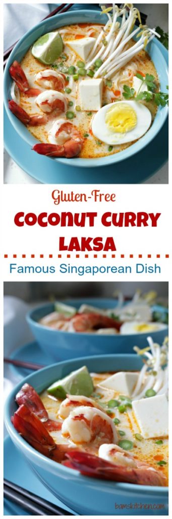 Gluten-Free Coconut Curry Laksa / https://www.hwcmagazine.com