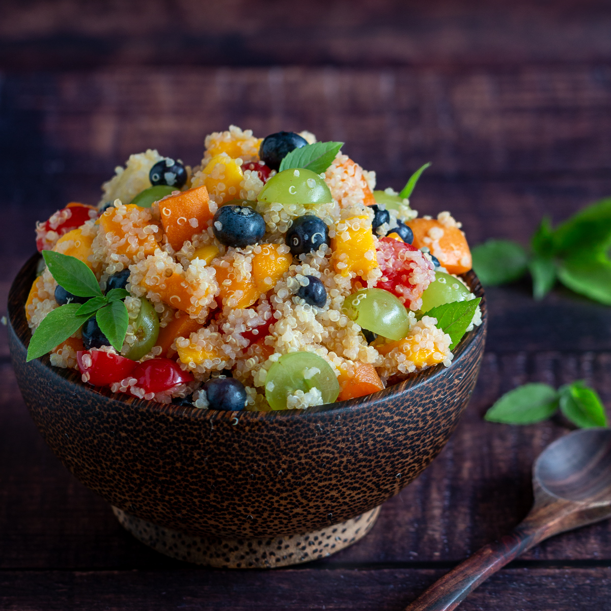 Quinoa Fruit Salad - Healthy World Cuisine