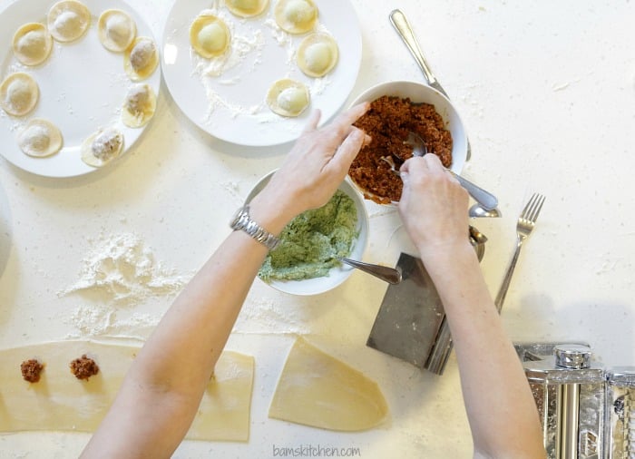 3 Cheese Ravioli with Sage Butter Sauce / https://www.hwcmagazine.com