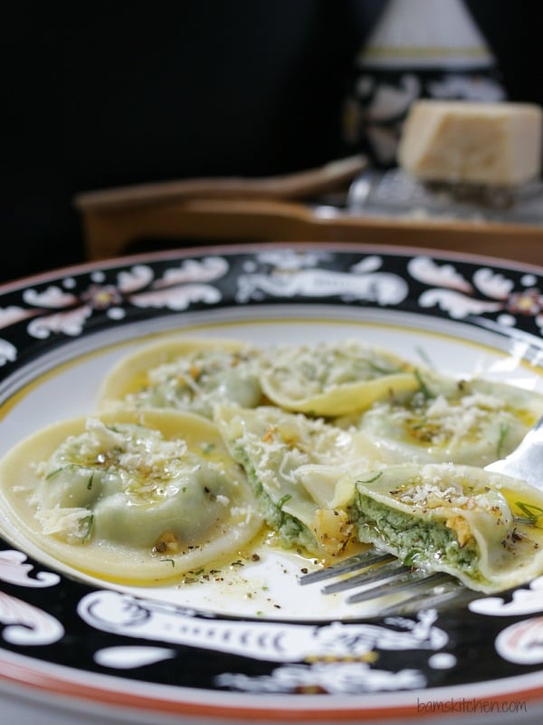 3 Cheese Ravioli and Sage Butter Sauce / https://www.hwcmagazine.com