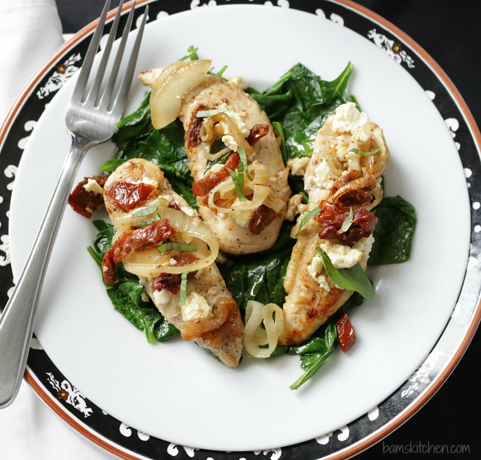 Feta and SunDried Tomato OnePot Chicken Healthy World Cuisine
