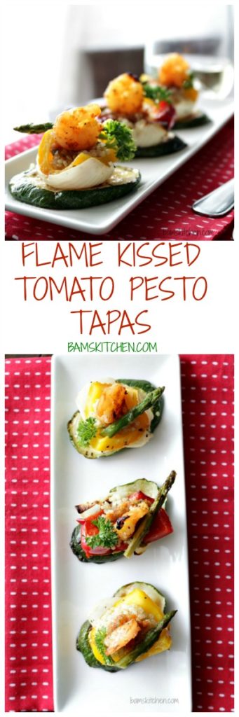 Flame Kissed Tomato Pesto Tapas / https://www.hwcmagazine.com