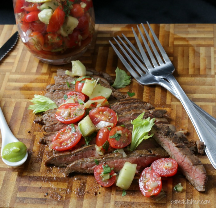 Bloodied Married Flank Steak / https://www.hwcmagazine.com